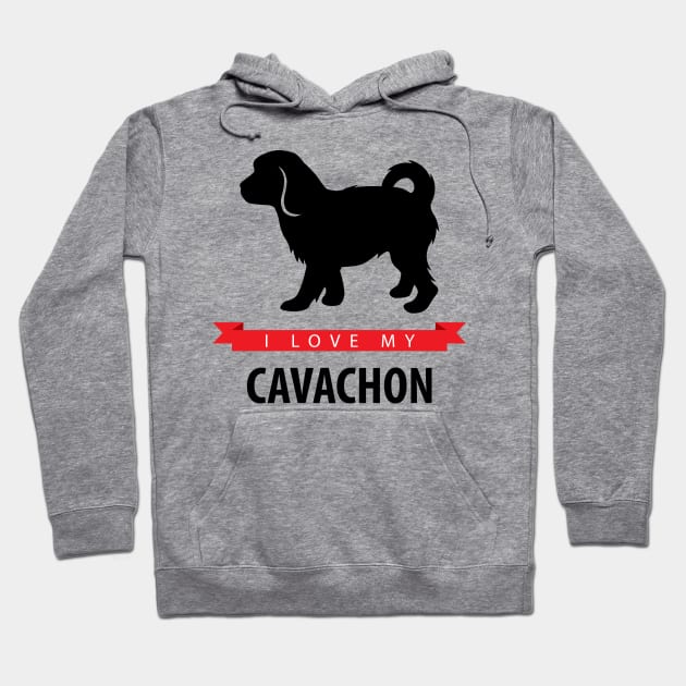 I Love My Cavachon Hoodie by millersye